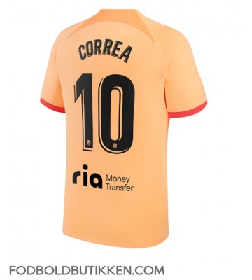 Atletico Madrid Angel Correa #10 Tredjetrøje 2022-23 Kortærmet